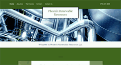 Desktop Screenshot of phoenixrenewableresources.com